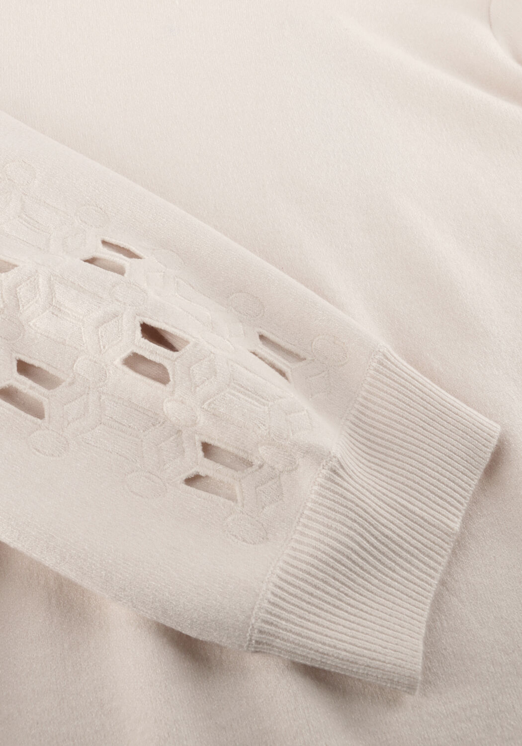 Creme OBJECT Pullover OBJYUKI L/S RE KNIT PULLOVER - large