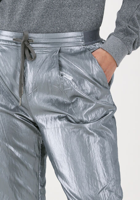Silberne SUMMUM Hose TROUSERS COATED FABRIC - large