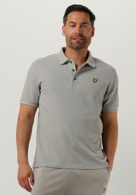 Graue LYLE & SCOTT Polo-Shirt MILANO TRIM POLO SHIRT - large