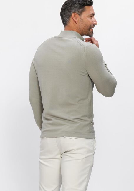 Khaki CAST IRON Pullover SLIM FIT COMFORT BLEND - large