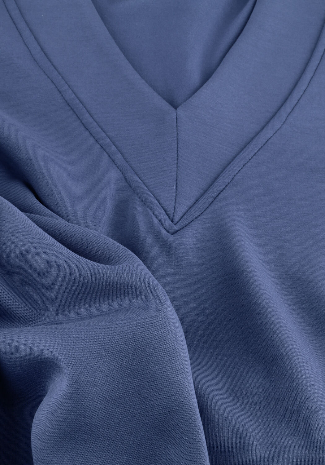 Blaue AIMEE THE LABEL Pullover KATJA SWEATER - large