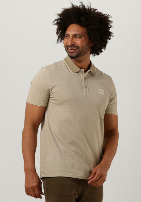 Beige BOSS Polo-Shirt PEOXFORD - large