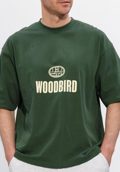 Dunkelgr&uuml;n WOODBIRD T-shirt WBBEAM NINE TEE - large