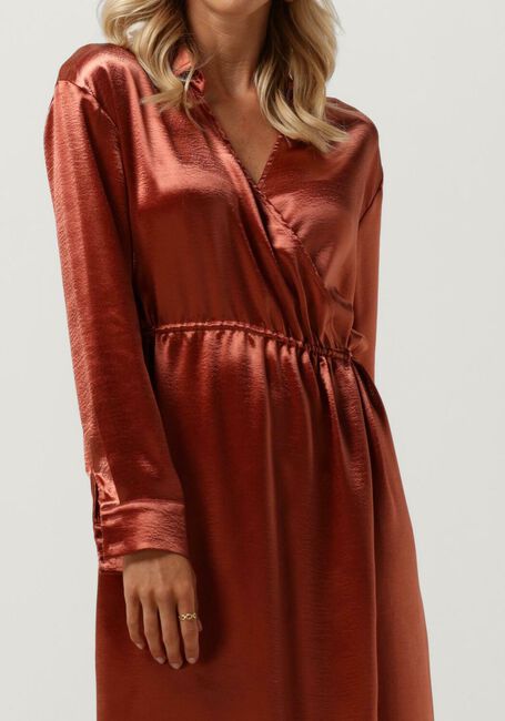 Braune YDENCE Midikleid DRESS JESS - large