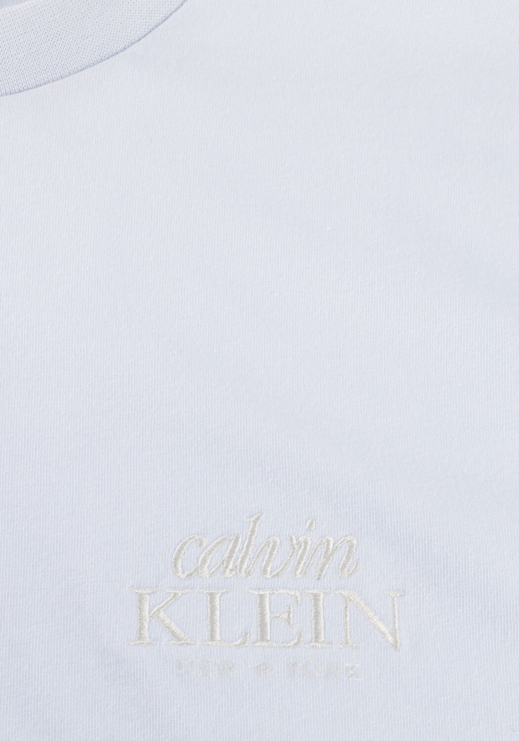 Hellblau CALVIN KLEIN T-shirt SS BOXY GRAPHIC T-SHIRT - large