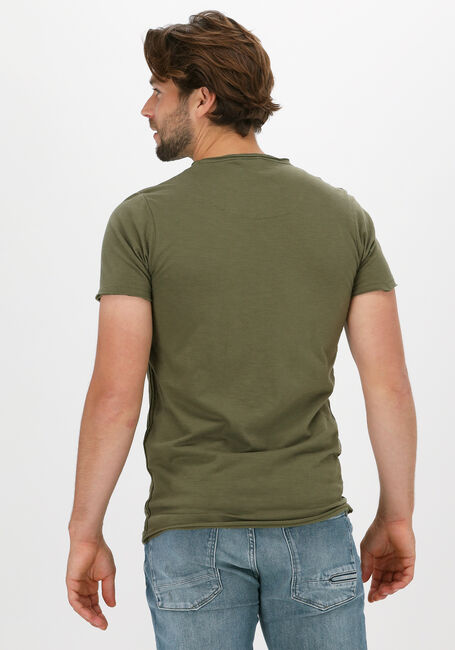 Dunkelgrün DSTREZZED T-shirt MC. QUEEN BASIC TEE ORGANIC SLUB JERSEY - large