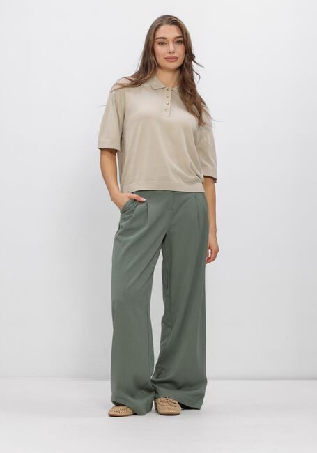 Gr&uuml;ne MSCH COPENHAGEN Weite Hose MSCHHENRIKA HW PANTS - large