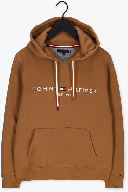 Braune TOMMY HILFIGER Sweatshirt TOMMY LOGO HOODY - large