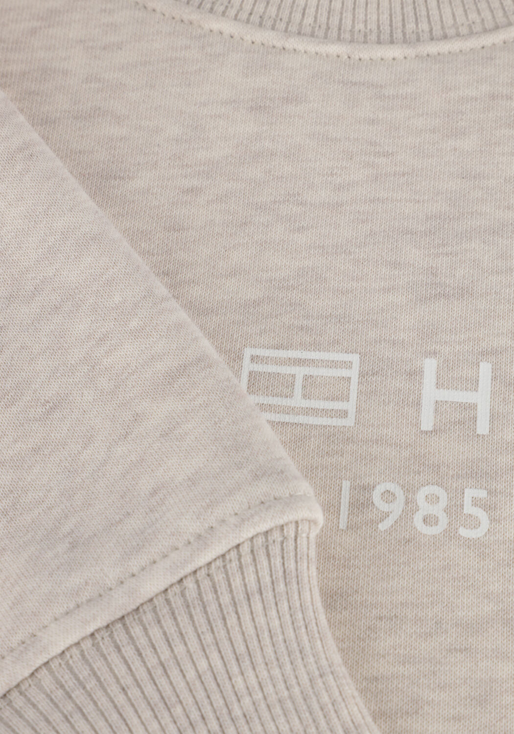 Beige TOMMY HILFIGER Sweatshirt MDRN REG CORP LOGO C-NK SWTSHRT - large