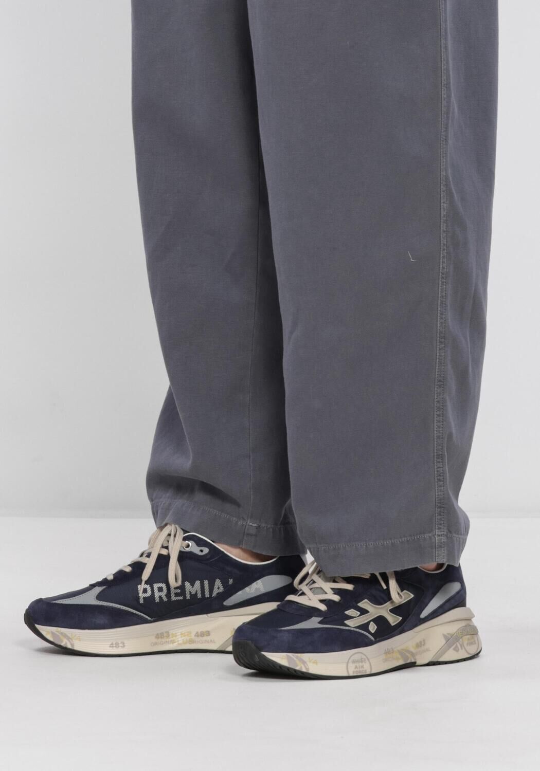 Blaue PREMIATA Sneaker Low MOERUN - large