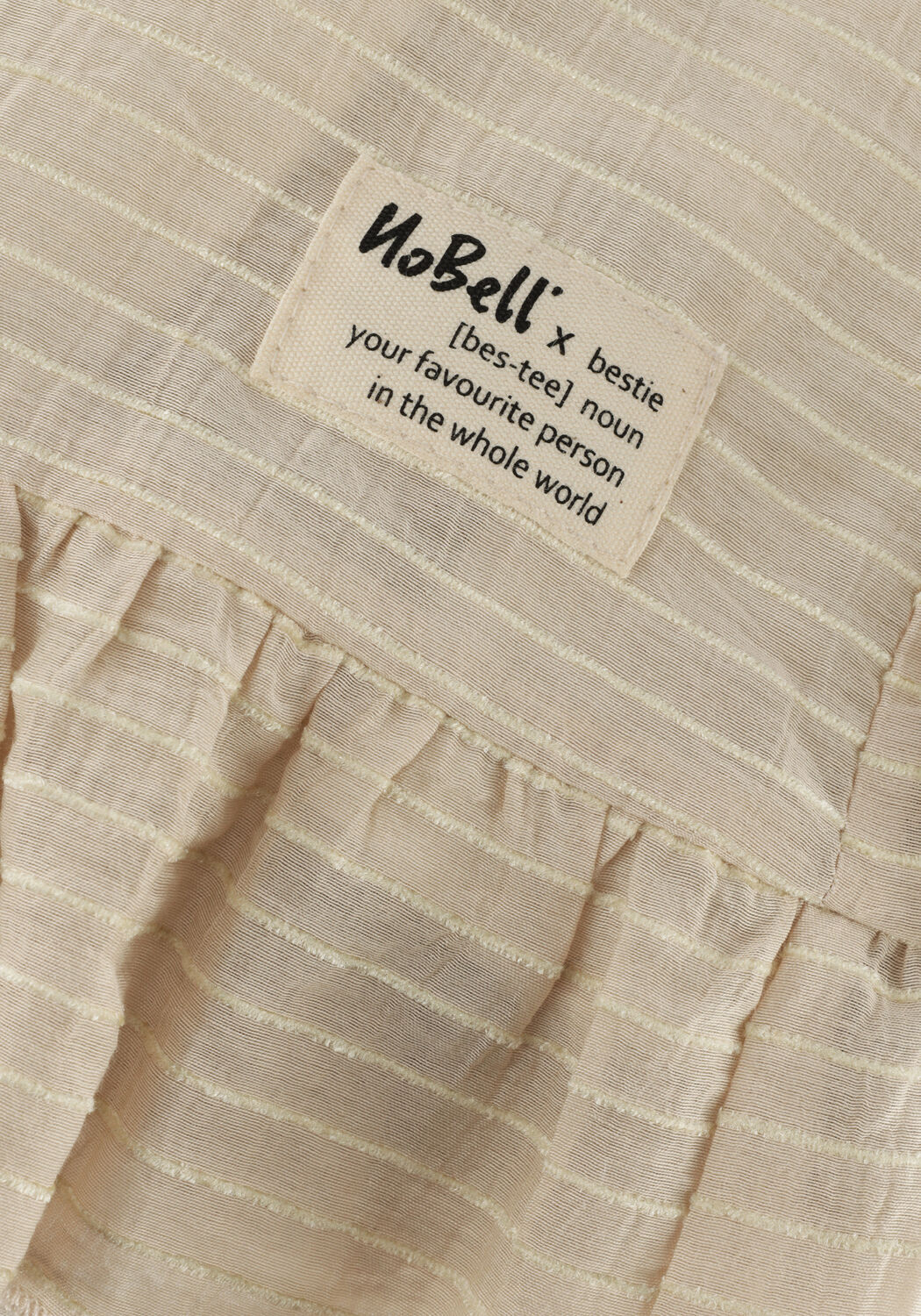 Beige NOBELL Minirock NIURI SHORT SKIRT - large