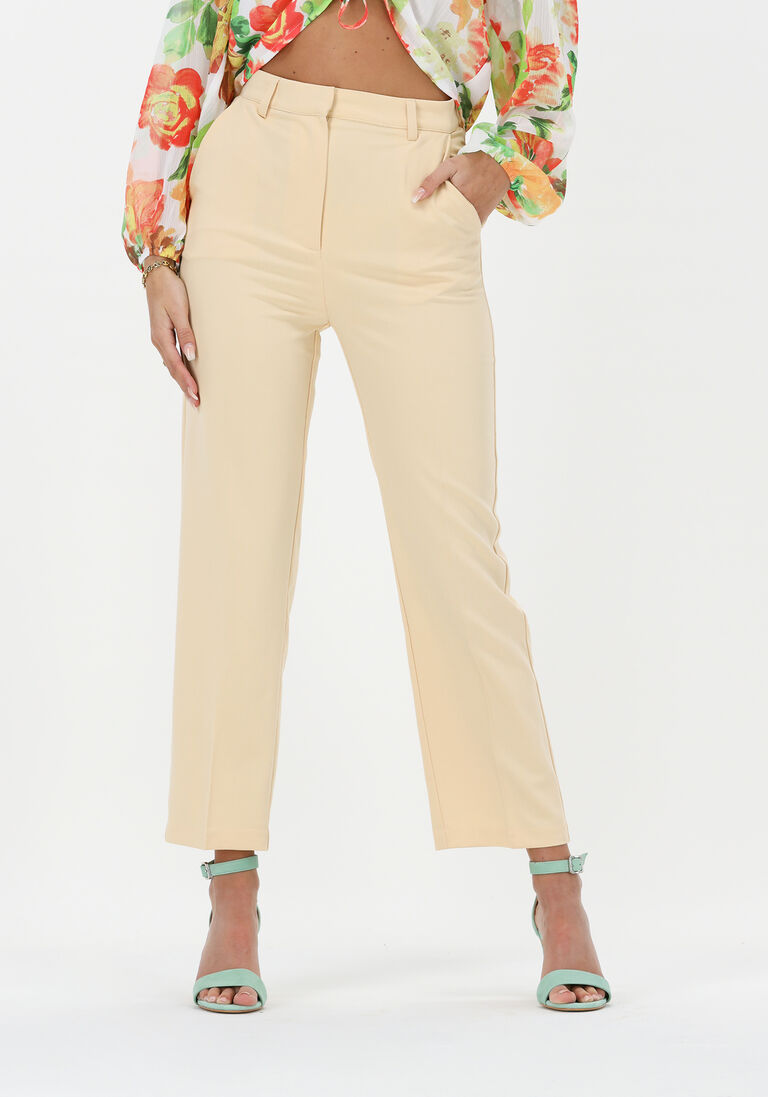 beige na-kd hose cropped suit pants
