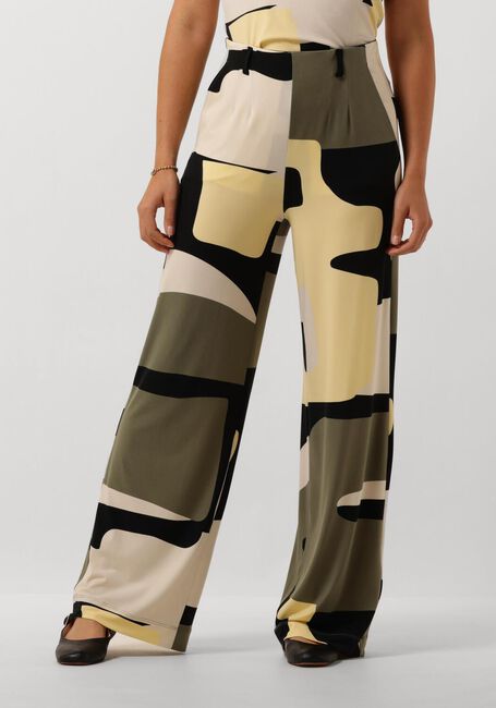 Ecru VANILIA Hose 60S PRINT PANTS - large