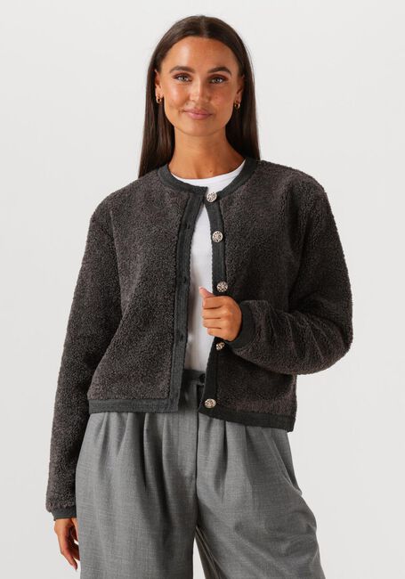 Dunkelgrau NEO NOIR Pullover LIMO FLUFFY KNIT CARDIGAN - large