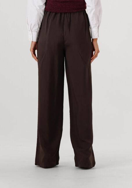 Braune BY-BAR Weite Hose UMA SATIN STRIPE PANTS - large