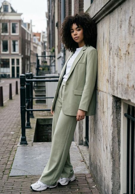 Gr&uuml;ne OBJECT Hose OBJLISA WIDE PANT - large