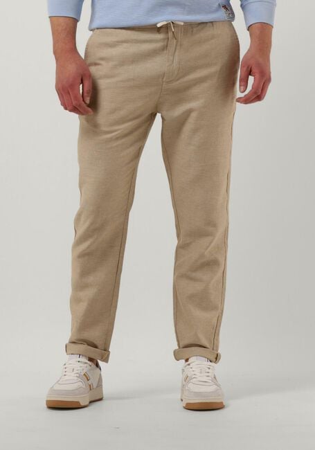 Sand SCOTCH & SODA Chino WARREN COTTON/LINEN TWILL JOGGER - large