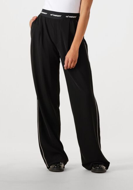 Schwarze CO'COUTURE Hose AMINACC LOGO PIPING LL PANT - large