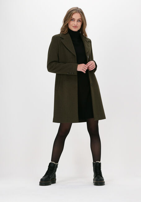 Grüne SELECTED WOMEN Mäntel NEW SASJA WOOL COAT B - large