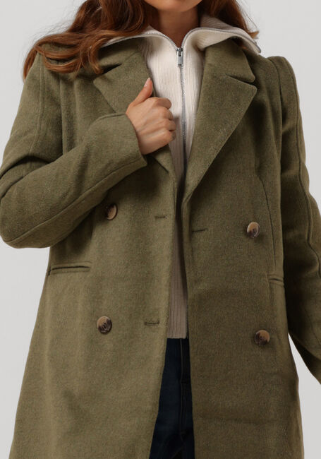 Grüne Y.A.S. Mäntel YASESSIO WOOL MIX COAT - large