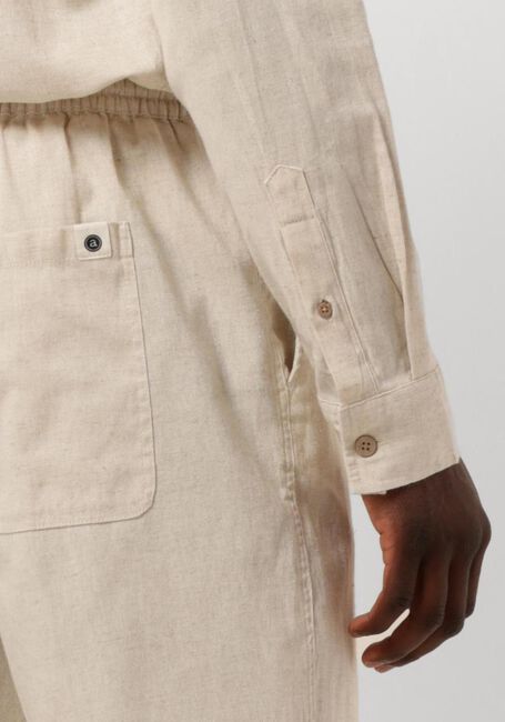 Beige ANERKJENDT Kurze Hose AKJAMES LINEN ELAST - large