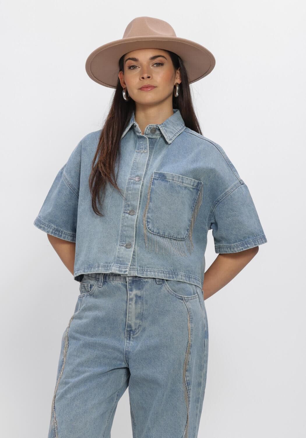 Blaue REFINED DEPARTMENT Blusen ADELINE - large