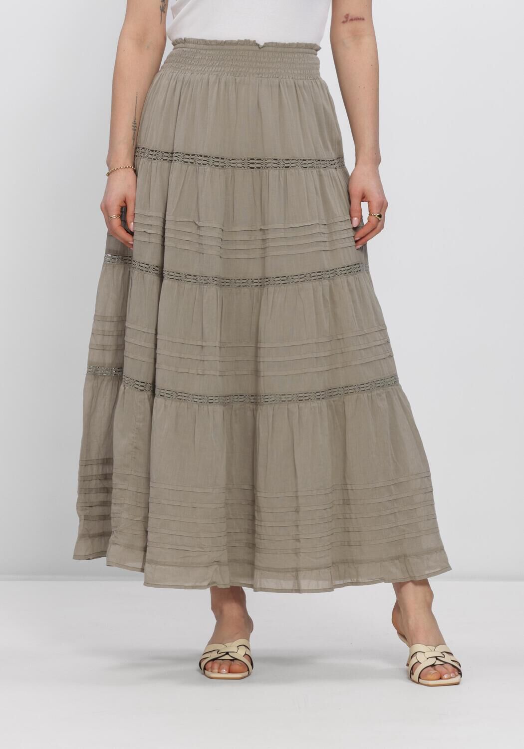 Gr&uuml;ne NEO NOIR Midirock FELICIA S VOILE SKIRT - large