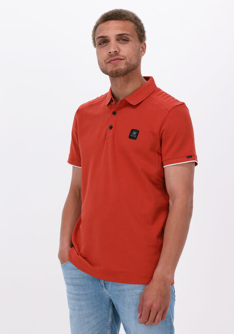 Rote VANGUARD Polo-Shirt SHORT SLEEVE POLO PIQUE JACQUARD - large