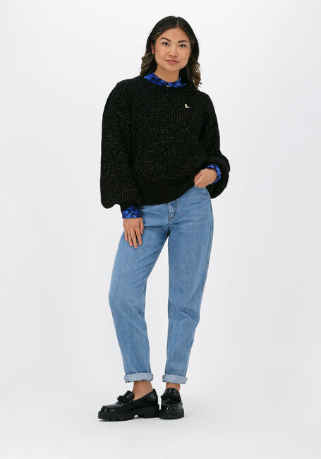 Schwarze FABIENNE CHAPOT Pullover STARRY LUREX PULLOVER - large