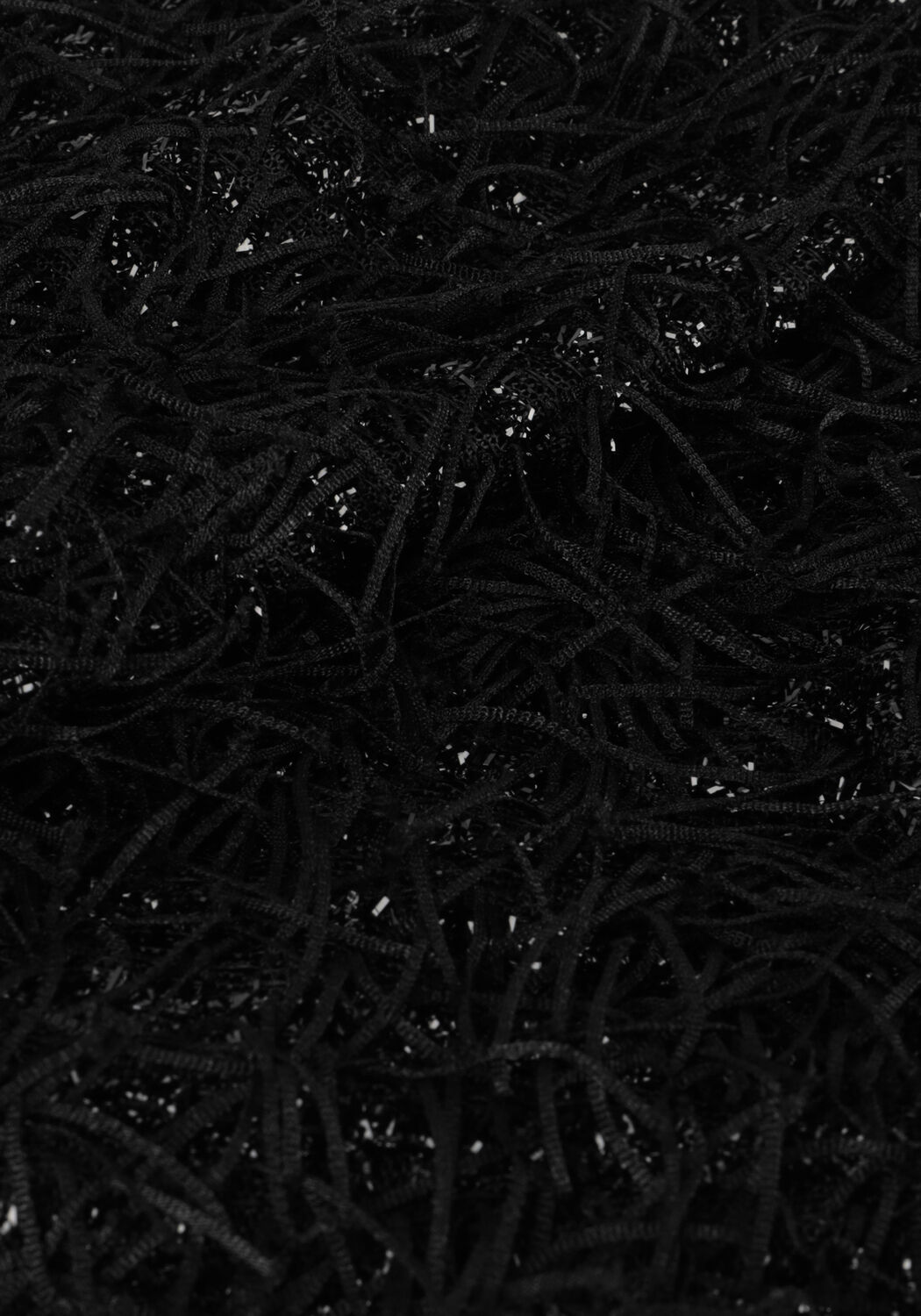 Schwarze CO'COUTURE Top GONZOCC CROP TOP - large