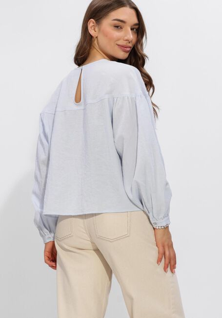 Hellblau ANOTHER LABEL Blusen ALFLORENCE TOP L/S - large