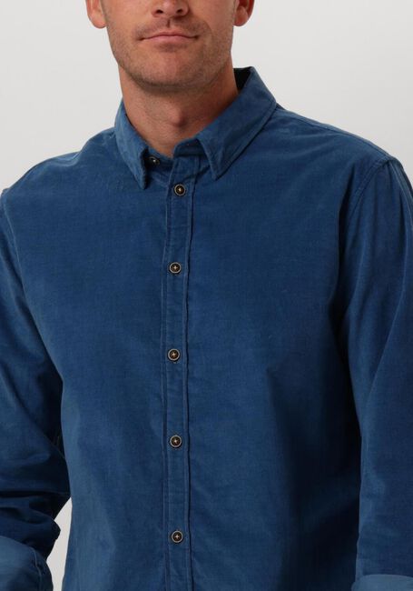 Blaue ANERKJENDT Hemden AKLEIF SOLID CORD SHIRT - large