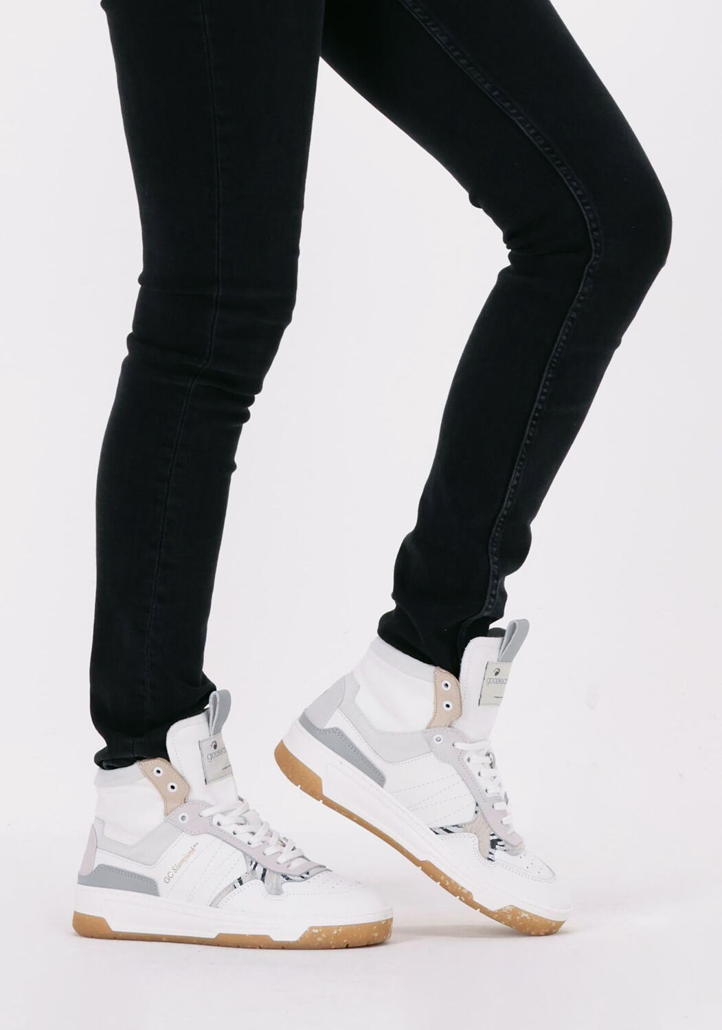 Wei&szlig;e GOOSECRAFT Sneaker High BLAKE WOMEN HGH - large