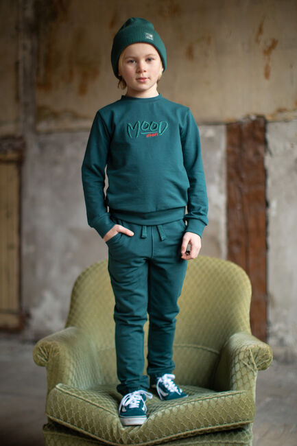 Dunkelgrün MOODSTREET Sweatshirt SWEATER SEV - large