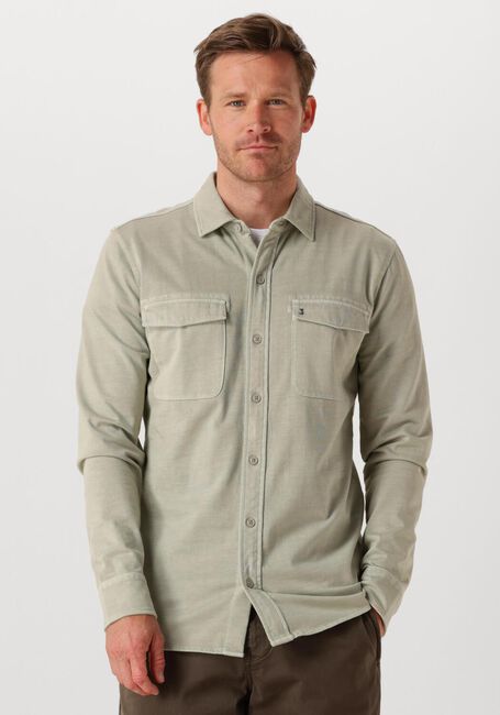 Grüne BUTCHER OF BLUE Overshirt FINN POCKET JERSEY OVERSHIRT - large