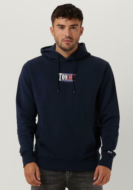 Dunkelblau TOMMY JEANS Sweatshirt TJM REG ESSENTIAL GRAPHIC HOODIE - large