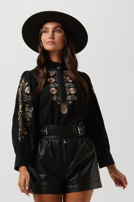 Schwarze ANTIK BATIK Blusen IGOR BLOUSE - large