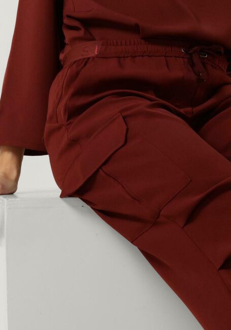 Rote SUMMUM Cargohosen TROUSERS FLUID - large