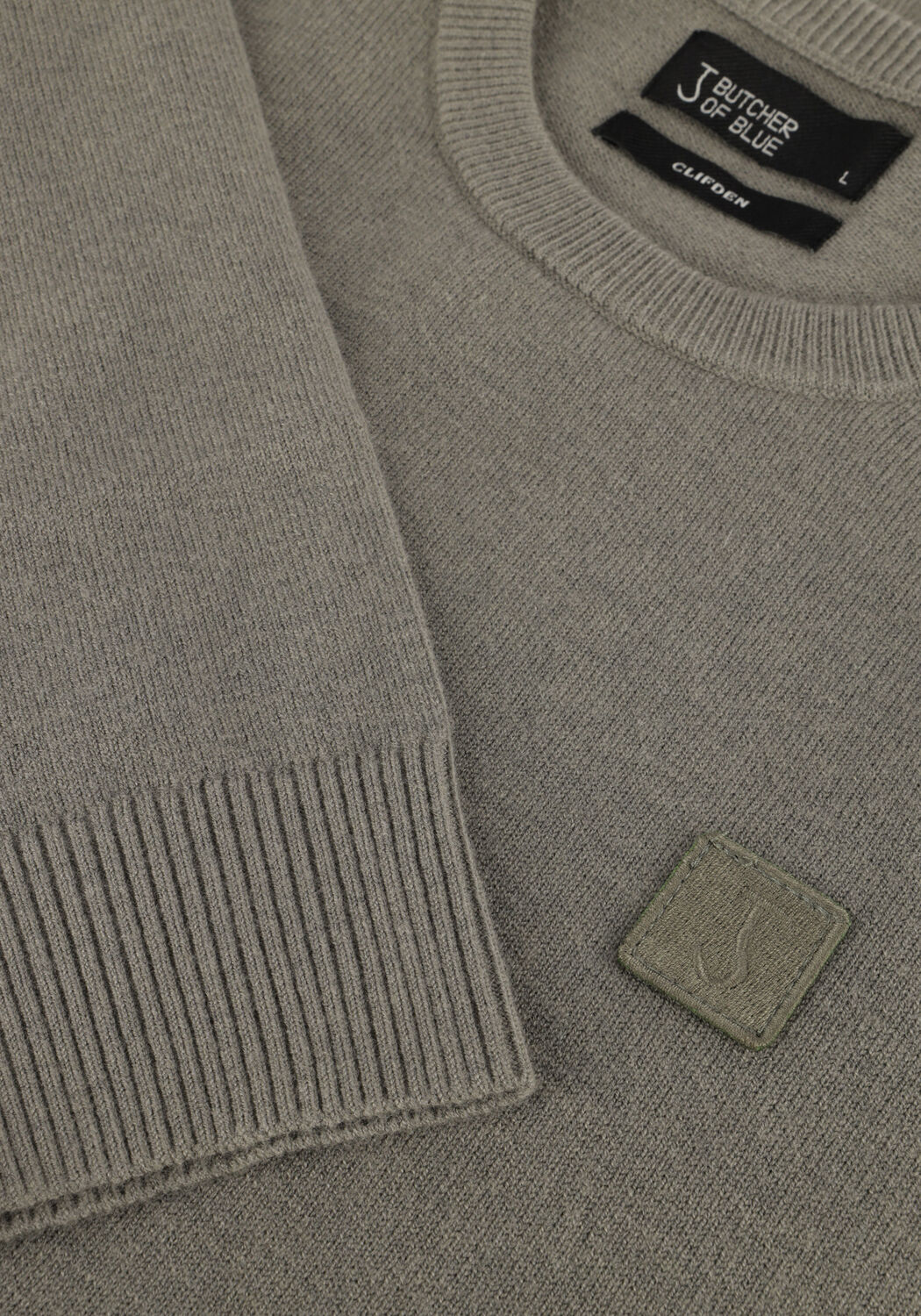 Gr&uuml;ne BUTCHER OF BLUE Pullover CLIFDEN CREW - large