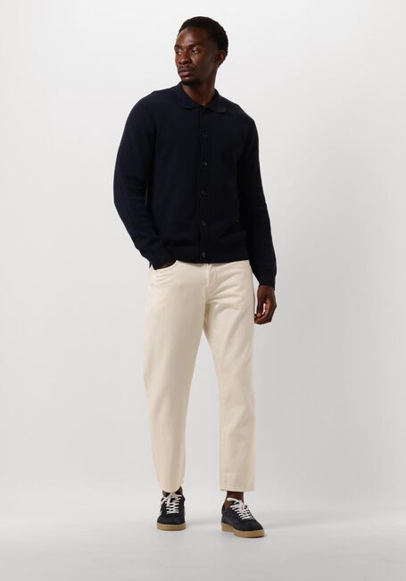 Dunkelblau SELECTED HOMME Strickjacke SLHMATTIS LS KNIT POLO CARDIGAN - large