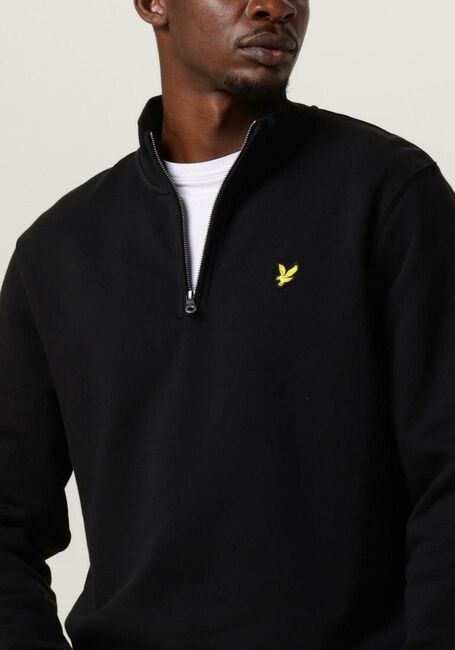 Schwarze LYLE & SCOTT Pullover QUARTER ZIP SWEAT - large
