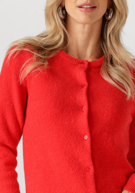 Rote MODSTRÖM Pullover TREEMD SHORT CARDIGAN - large