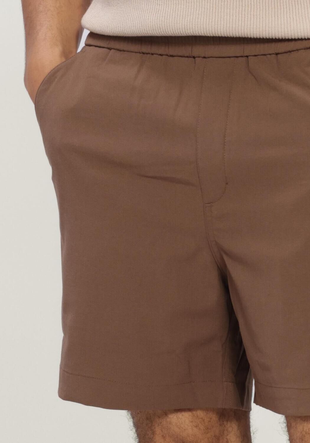 Braune PLAIN Kurze Hose TURIPL SHORTS - large