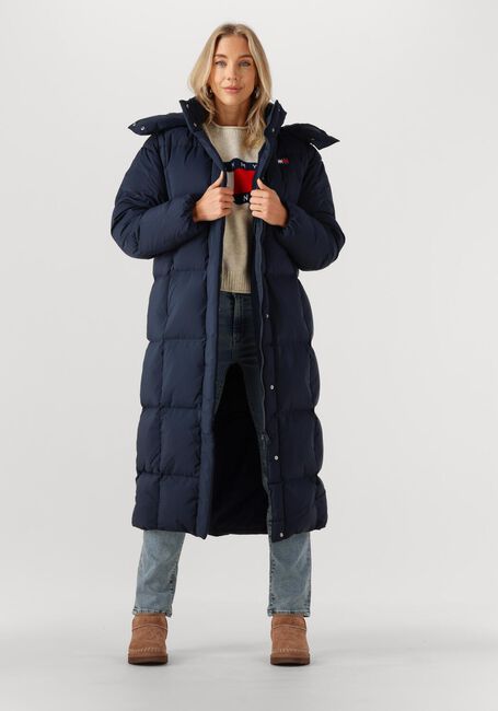 Dunkelblau TOMMY JEANS Wattierte Jack TJW ALASKA GRID DWN MXI COAT EXT - large