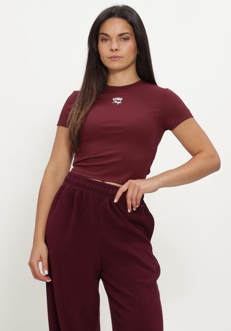 Bordeaux STUDIO AMAYA T-shirt ESSENTIEL TEE - BORDEAUX - large