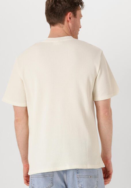 Ecru ANERKJENDT T-shirt AKKIKI S/S WAFFLE TEE - large