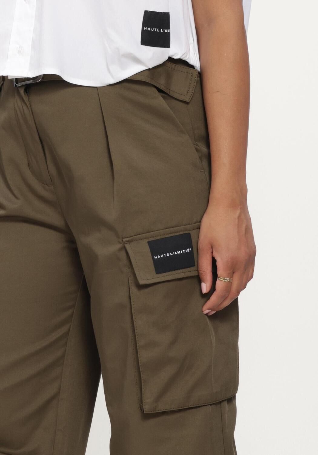 Dunkelgr&uuml;n HAUTE L'AMITI&Eacute; Hosen RABI CARGO POCKET TALL PANT - large