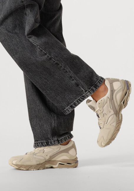 Beige MIZUNO Sneaker Low WAVE RIDER 10 PREMIUM DAMES - large