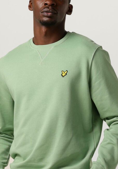 Grüne LYLE & SCOTT Pullover CREW NECK SWEATSHIRT - large