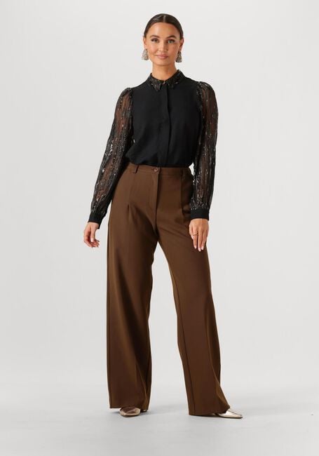 Schwarze AAIKO Blusen PILLAR PAILLETTE PES 522 - large